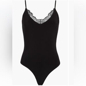 Leith Lace Trim Thong Bodysuit